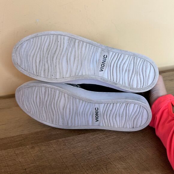 Vionic 356 Midi Snake Print Slip On Shoes Leather Women Flats Size 9.5 - Picture 7 of 7